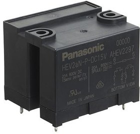 HEV2AN-P-DC12V, General Purpose Relays HE-V 20A High Capacity DC12V