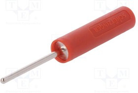 LB415SNI20-RT, Гнездо, "банан" 4мм, 20А, 1кВ, 1кВAC, 44,5мм, красный, -25-80°C