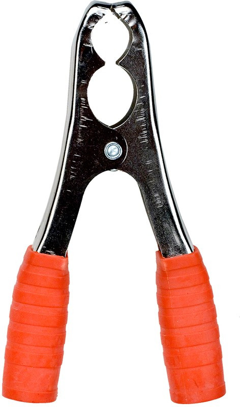 3-472 красный, зажим крокодил 135ММ 300А красный