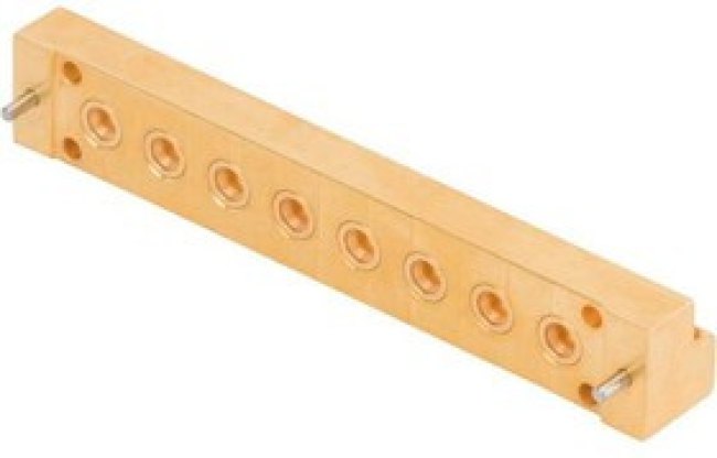 3211-60181, RF Connectors / Coaxial Connectors SMPM M Edge Launch Conn, 8 Port, FD