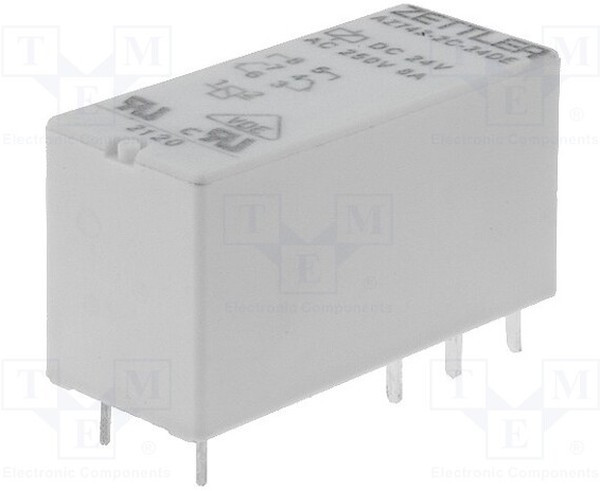 AZ742-2C-24DE, Реле: электромагнитное, DPDT, Uобмотки: 24ВDC, 8A/240ВAC, 8A/30ВDC