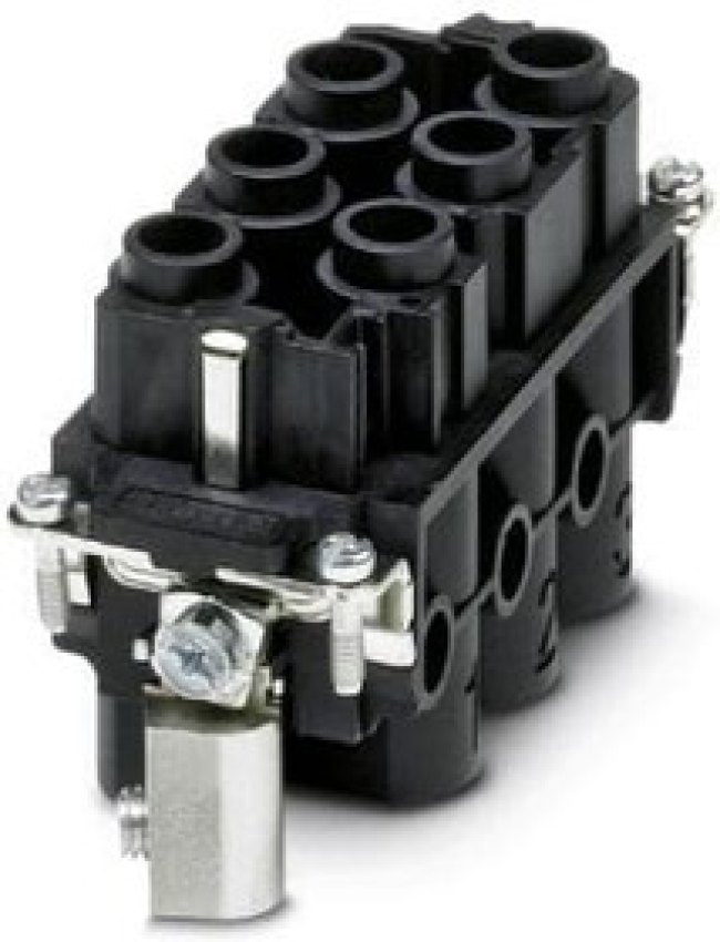 1580537, Heavy Duty Power Connectors HC-K 6/0-EBUS