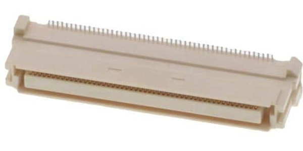 529011074, Соединитель плата-плата шаг 0.635мм, вилка, высота от 12 до 16мм, ширина 6,4мм, 100 контактов