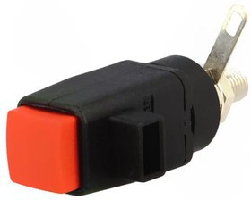 SDK 800 / RT, Red Test Terminal, 4 mm Connector, 16A, 300V, Nickel Plating