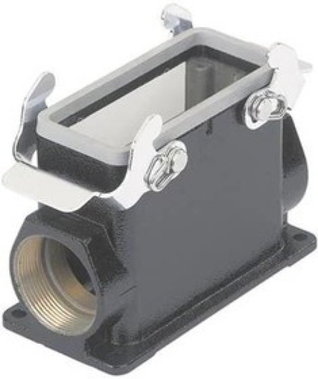 19370100272, Heavy Duty Power Connectors SURFACE MOUNTING HSG 2 SIDE ENTRY