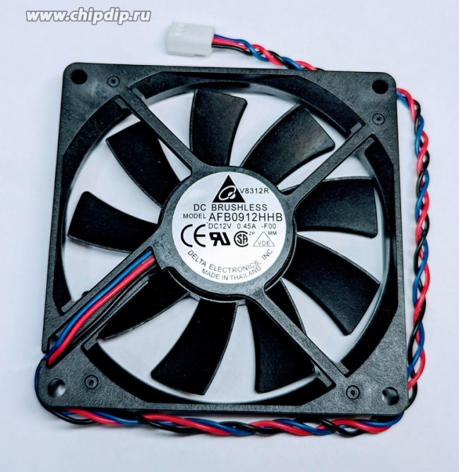 Вентилятор Delta Electronics AFB0912HHB DC 12V 0.45A 92x15 3pin