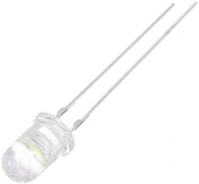 OSB69V5B61A, LED; 5mm; blue (ice blue); 25000?30000mcd; 60°; Front: convex