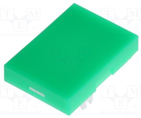 AT3003FB, Switch Bezels / Switch Caps RECT CAP GREEN/WHITE