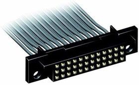 RVPX-J08EM2, High Speed / Modular Connectors Backplane, 8 Positio d, 50 Gold, Tin-Lea