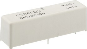 DAT200-05, PCB Mount Reed Relay, 5V dc Coil, SPST, 2500V dc Max, 3 A Max, 28