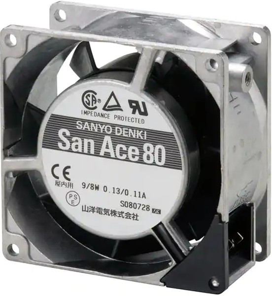 Вентилятор Sanyo Denki Petit Ace 25 109S054 230V 50/60Hz 9/7W 0.05/0.04A 80X25 Клемма Вентилятор Sanyo Denki Petit Ace 25 109S054 230V 50/60Hz 9/7W 0.05/0.04A 80X25 Клемма