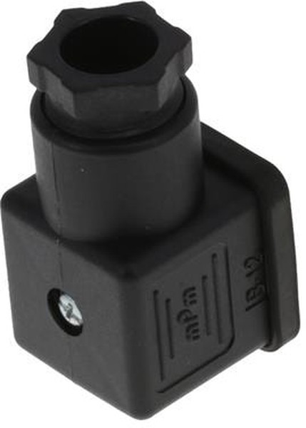 121023-0278, 121023 2P+E DIN 43650 A DIN 43650 Solenoid Connector, 250 V ac, 300 V dc Voltage