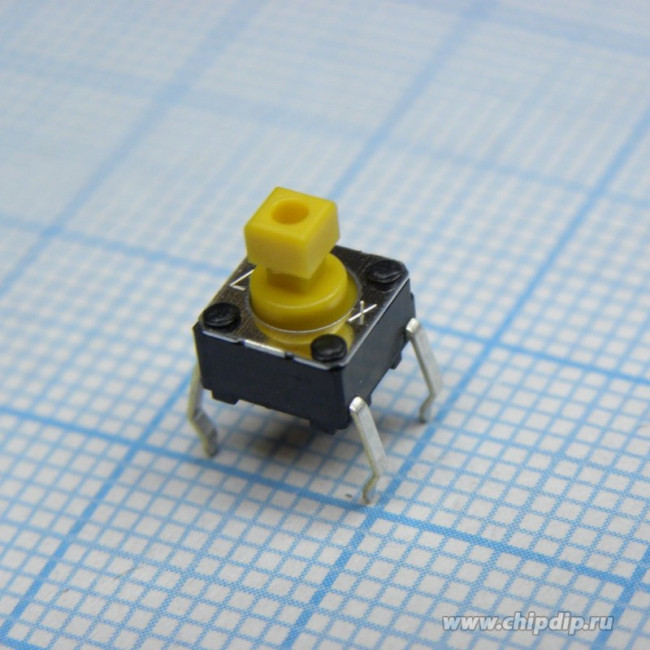 B3F-1052, Tactile Switches 6X6 Proj 7.3mm Btn Force 150g w/o Grd B3F-1052, Tactile Switches 6X6 Proj 7.3mm Btn Force 150g w/o Grd