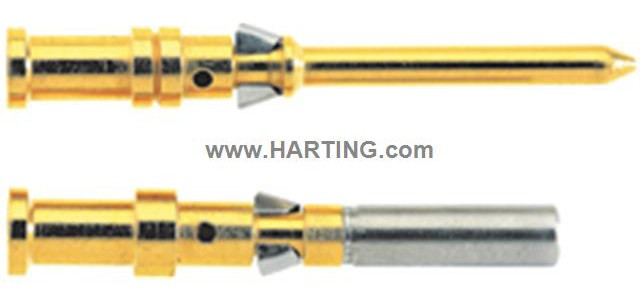 09150006171, Heavy Duty Power Connectors MALE CONTACT GOLD PLATED