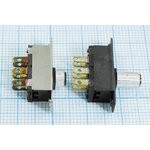Переключатель движковый, 15.0x 7.5h4, контакты 6C, 0.3А, 50В, DPDT, 2 отверстия M2.5, SC-3071