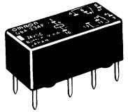 G6A-234P-ST-US-DC12, Low Signal Relays - PCB ThruHole Sealed 1A DPDT 12VDC 200mW