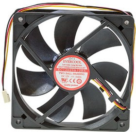 EC12025H12BA, (120*120*25 12V 3pin)