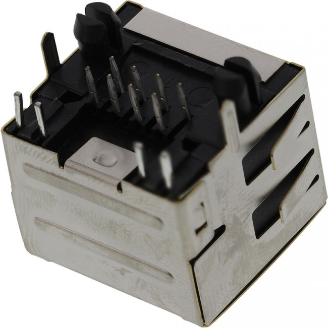 615008137421, Модульный разъем, Cat5, Modular Jack, 1 x 1 (Port), 8P8C, Cat5, Монтаж в Сквозное Отверстие