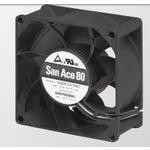 9GA0812P1G611, DC Fans Axial Fan, 80x80x38mm, 12VDC, Low Power, Ribless, Tach/PWM Closed Loop