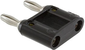 1330-0, Test Plugs &amp; Test Jacks DBL BAN PLG BLK