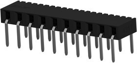 1-2314938-0, PCB Receptacle, Плата - к - плате, 2 мм, 1 ряд(-ов), 10 контакт(-ов), Монтаж в Сквозное Отверстие