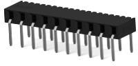 1-2314938-0, PCB Receptacle, Плата - к - плате, 2 мм, 1 ряд(-ов), 10 контакт(-ов), Монтаж в Сквозное Отверстие