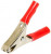 BU-40C-2, Test Clips Red Micro-Plier-Type Copper Clip, 20 Amp