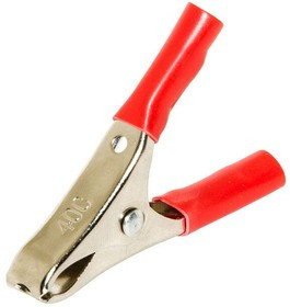 BU-40C-2, Test Clips Red Micro-Plier-Type Copper Clip, 20 Amp