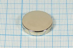 Магнит 20,0x 4,0, цилиндр, Ni