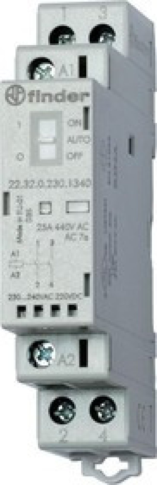 Контактор модульный 1NO + 1NC 25А AgSnO2 24В AC/DC 17.5мм IP20 опции: мех. индикатор + LED FINDER 223200244520 Контактор модульный 1NO + 1NC 25А AgSnO2 24В AC/DC 17.5мм IP20 опции: мех. индикатор + LED FINDER 223200244520