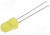 OSNY5134A, LED; 5mm; yellow; 15?20mcd; 30°; Front: convex; 1.8?2.4V