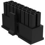 10127716-24LF, Minitek® Pwr 3.0, Wire to Board connector, Receptacle Housing, Dual row, 24 positions Glow Wire Compatible