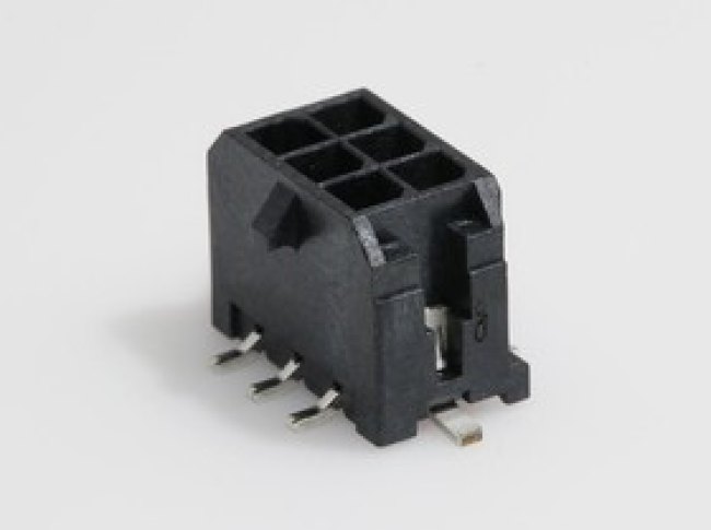 0430450618, Conn Wire to Board HDR 6Power POS 3mm Solder ST Top Entry SMD Micro-Fit 3.0 T/R 0430450618, Conn Wire to Board HDR 6Power POS 3mm Solder ST Top Entry SMD Micro-Fit 3.0 T/R