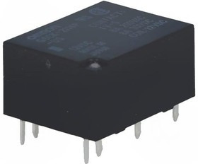 G6CK-2114P-US DC12, Универсальное реле, серия G6C, силовое, две катушки с защелкой, SPST-NO, SPST-NC, 12В DC, 8А