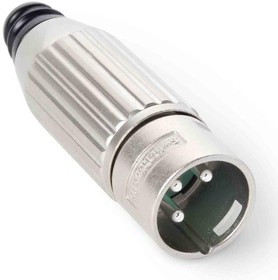 AAA3MPBZPKG, XLR Connectors 3 PIN NI PLATED CONN