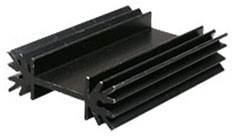 HS 205-50, Радиатор 50х33.5х12.5 мм, 13.9 дюйм*градус/Вт