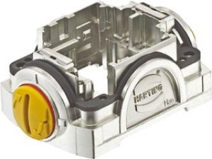 11123000110, Han-Yellock Heavy Duty Power Connector Hood, M20 Thread 11123000110, Han-Yellock Heavy Duty Power Connector Hood, M20 Thread