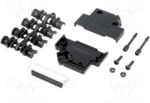 MHD45PPK25DB25SK, Разъем D-Sub; PIN: 25; вилка; "мама"; угловой 45°; MHD45PPK25DB25SK, Разъем D-Sub; PIN: 25; вилка; "мама"; угловой 45°;
