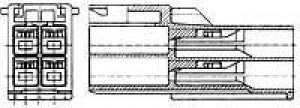 176285-1, Вилка, провод-плата, "папа", AMP UNIVERSAL Power, 3,96мм, PIN: 6 176285-1, Вилка, провод-плата, "папа", AMP UNIVERSAL Power, 3,96мм, PIN: 6