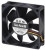 109R0812S401, DC Fans Axial Fan, 80x80x25mm, 12VDC, 42.4CFM, 2.16W, 34dBA, Ball, 3 Leads, Tach