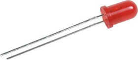 L-7113ID-12V (L-53ID-12V), Светодиод красный 60° d=5мм 30мКд 625нМ 12VDC