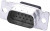 1757823-9, D-Sub MIL Spec Connectors 44 POS PLUG, CRIMP HIGH DENSITY