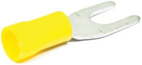 Клемма"U", 6,4мм, 4,0-6,0мм2, обжимная, желтый