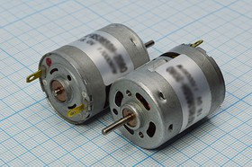Двигатель 18В, 0,22А, правый, скорость(об/мин) 5000, размер 28x47m61, RS-395SH-15140