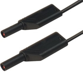 934169100, lead, 16A, 1000V ac/dc, Black, 2m Lead Length