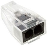 XY608-2P, электромонтажная клемма 2 контакта 400В/24А 22-14AWG (аналог WAGO 773-322) XY608-2P, электромонтажная клемма 2 контакта 400В/24А 22-14AWG (аналог WAGO 773-322)