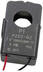 PZCT02, накладной датчик тока до 100А 1:1000 до окно Д16мм двухпроводный
