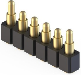 812-22-006-30-030101, Headers & Wire Housings SpringLoaded Con SMT Single Row 6-Pin 812-22-006-30-030101, Headers & Wire Housings SpringLoaded Con SMT Single Row 6-Pin