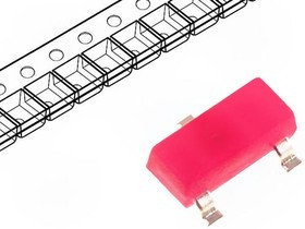 KM-23ID-F, 2.5 V Red LED SOT-23 SMD, KM-23ID-F