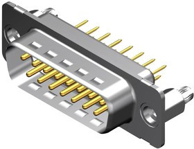 173109-0353, D-Sub Connector, Plug, DE-9, Radial Leads